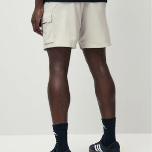 Adidas Wonder Alumin/White 2XL Essentials Logo Cargo Chelsea Shorts